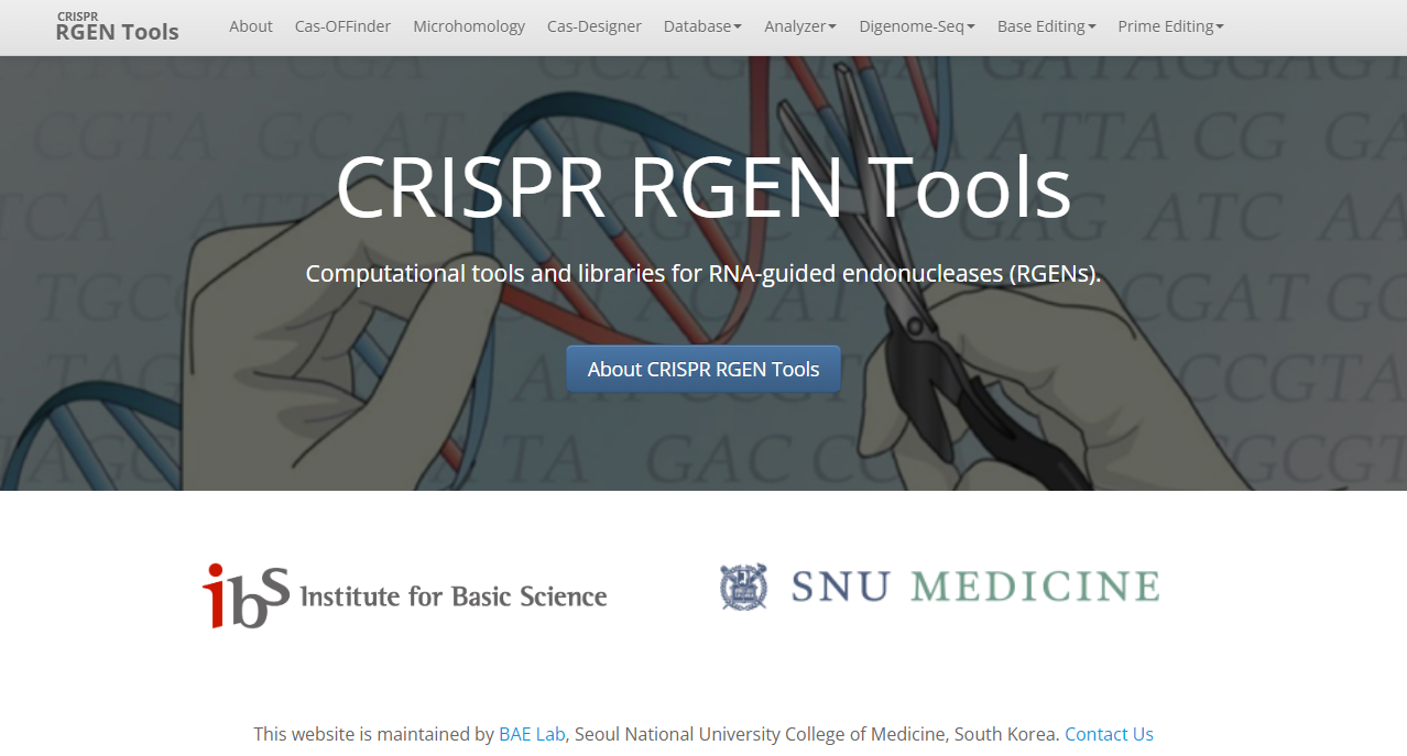 CRISPR RGEN Tools