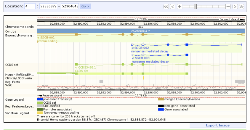 Ensembl Genome Browser