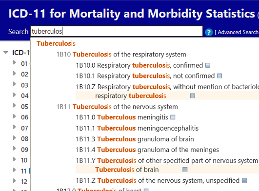 ICD-11 질병 분류 시스템